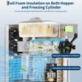 thumbnail image 3 of IdealHouse Countertop Soft Serve Ice Cream Maker with Single Control 1 Head and 5" Screen, 10-20L/H, with LED Display, 6L Mix Tank & 2L Freezing Cylinder, 1500W Ice Cream Machine, 3 of 6