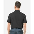 thumbnail image 3 of Devon & Jones DG101 Men's Crownlux Performance Geo Polo-Black/ Graphite-XL, 3 of 6