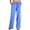 Dark Blue 1, variant on Tii.MM Cotton Linen Pants for Women Summer Drawstring Pockets Wide Leg Loose Casual Palazzo Pants Beach Vacation Trousers 2025