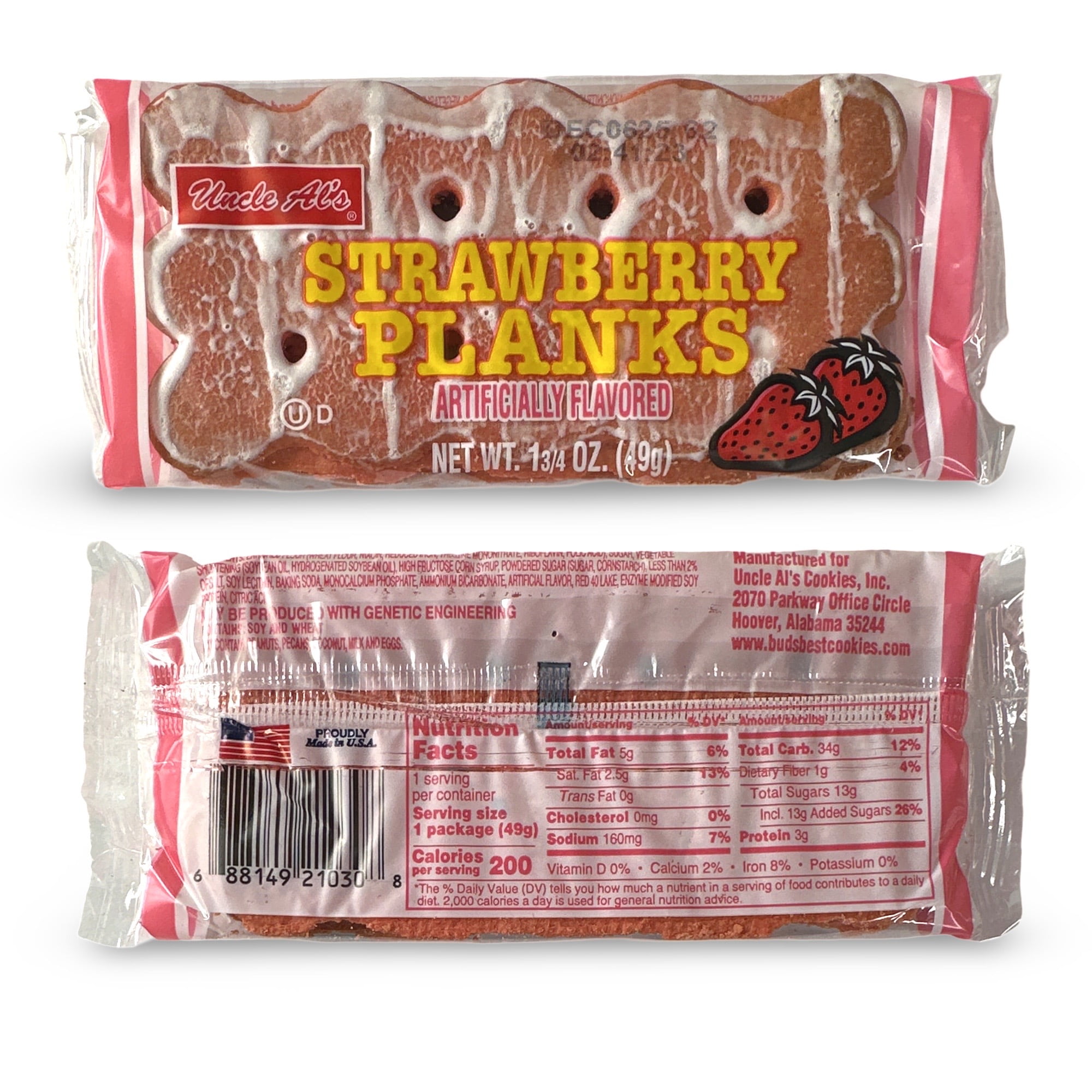 Uncle Als Stage Planks Bulk 48 Variety Pack (Original, Banana, Lemon, and Strawberry)