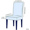 thumbnail image 3 of Subrtex Stretch Textured Grain Dining Chair Slipcover (Set of 4, Beige), 3 of 8