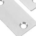 thumbnail image 6 of PBPBOX 2Pcs Silver Door Handle Reinforcement Plate Durable Repair Covers for Home Doors, 6 of 7