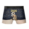 thumbnail image 2 of Happy New Year Corgi Welcome 2025 Balloon Firework Party All Over Print Boxer Briefs Underwear for Men Dad Welsh Corgi Dog Lover Gifts Idea - 01014, 2 of 6
