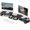 Black, variant on Desk Organizers and Accessories, Dual Monitor Stand Riser with Drawer and 2 Pen Holders, Desk Shelf Computer Racks & Printer Stand for Office Workspace Organizers, Desktop Organization