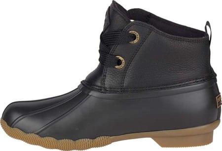 sperry 2 eye duck boot black