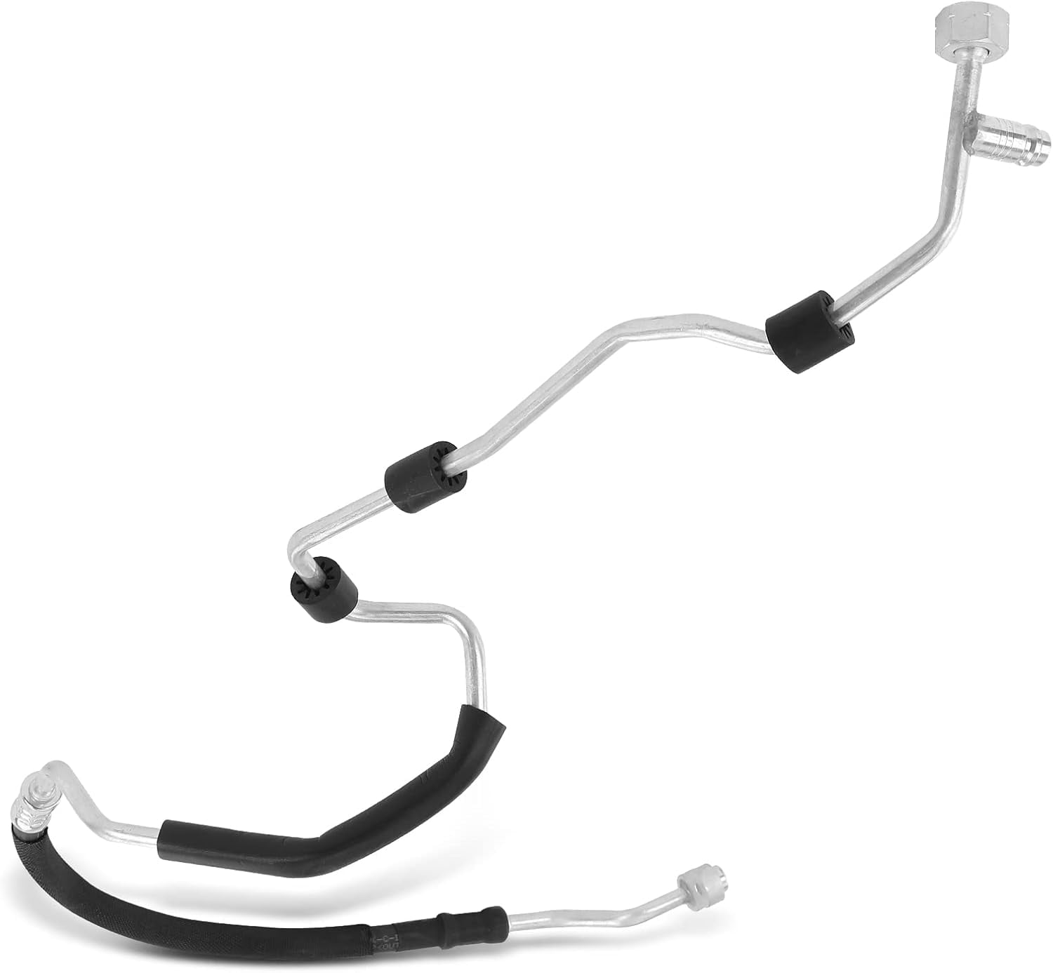 A-Premium A/C Liquid Line Hose Without Orifice Tube Compatible with Audi A4 2002-2003 1.8L, A4 Quattro 2002-2003 3.0L, Condenser to Evaporator