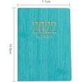thumbnail image 4 of 2022 Lined Notebook/Journal Hardcover, Pocket Notebook Easy To Carry Management Small Size A7 Daily Personal Planner for School Atrovirens-Red, 4 of 4
