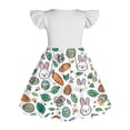 thumbnail image 5 of Pounoo New Kids Dresses Girls Baby Girls Dress Casual Flutter Sleeve Swing Sundress Birthday Party Summer Playwear Dresses 3-14T Girls Dresses, 5 of 6