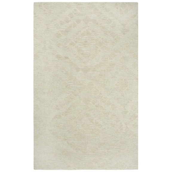 Rizzy Rugs Fifth Avenue Area Rug FA167B Beige Single-Color Durable 18" x 18" Rectangle