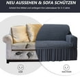 thumbnail image 6 of Sofa Covers,Sofa Cover 3 Seater Elastic Beige Couch Cover, Anti-Slip Sofa Covers, Stretch Couch Cover Sofa Covers With 1 Cushion Cover(90-140Cm), 6 of 6