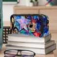 thumbnail image 6 of MUOOUM Pencil Case, Stars Music Notes Colorful Large Capacity Pencil Pouch Stationery Pen Bag, 6 of 7