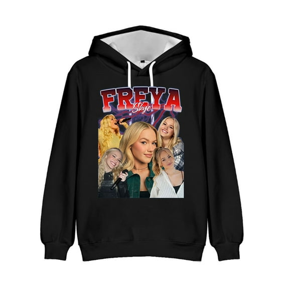 Freya Skye Pic Merch Bagless Hoodie Sweatshirt Streetwear Unisex Winter&Spring Casual Fashion Pullovers