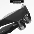 thumbnail image 6 of ibiyuan Sunglasses Womens Unisex Retro Irregular Frame Sunglasses Fashion Vintage Sun Glasses For Women Men, 6 of 7