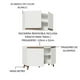thumbnail image 4 of Cocina Integral Madesa Reims 120 cm Blanco, 4 of 10