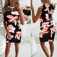 thumbnail image 2 of IROINNID Sleeveless V-Neck Dress For Women Sexy Floral Tank Mesh Patchwork Dress Prints Short Sundress, 2 of 6