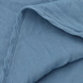 thumbnail image 6 of Elainilye Fashion Women'S Pajama Sets Solid V-neck Long Sleeve Pullover Shirt Tops And Pants Set Loungewear Set,Blue, 6 of 8