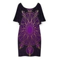 thumbnail image 3 of Personalized Tarot Fate Clairvoyance Women's Off The Shoulder Ruffles Summer Wedding Guest Loose Casual Party Beach Dress, 3 of 9