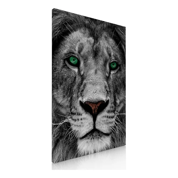 Cuadro Decorativo Moderno Canvas Para Recamara Leon Green