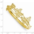 thumbnail image 2 of 14K Butterfly Bangle Bracelet, 2 of 3