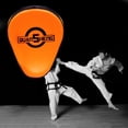 thumbnail image 3 of Puñetazos de boxeo, patadas es, objetivo de mano de kickboxing curvo, práctica naranja Zulema Pad de patadas de taekwondo, 3 of 8