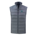 thumbnail image 2 of Men's Cutter & Buck Steel Charlotte Knights Evoke Hybrid Eco Softshell Recycled Full-Zip Vest, 2 of 3