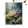 thumbnail image 3 of Simple Mushroom Clover Canvas Print Home Cafe Living Room Wall Art Decor, 3 of 8
