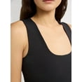 thumbnail image 5 of Scoop Women's Sleeveless Scoop Neck Contour Top, Sizes XS-XXL, 5 of 5
