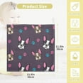 thumbnail image 2 of French Bulldog Puppies Baby Muslin Washcloths Soft Absorbent Face Towel,Dog Paw Print Burp Cloths Cotton Bath Wipes 3 Pack Infant Wash Cloth for Newborn Boys Girls 12x12 inches, 2 of 7