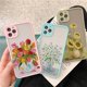 thumbnail image 2 of Retro Oil Painting Flower Phone Case For iPhone 11 12 Pro Max 15 Pro Max 13 12 Mini X XR XS SE 2020 8 7 Plus 14 Plus Covers, 2 of 5