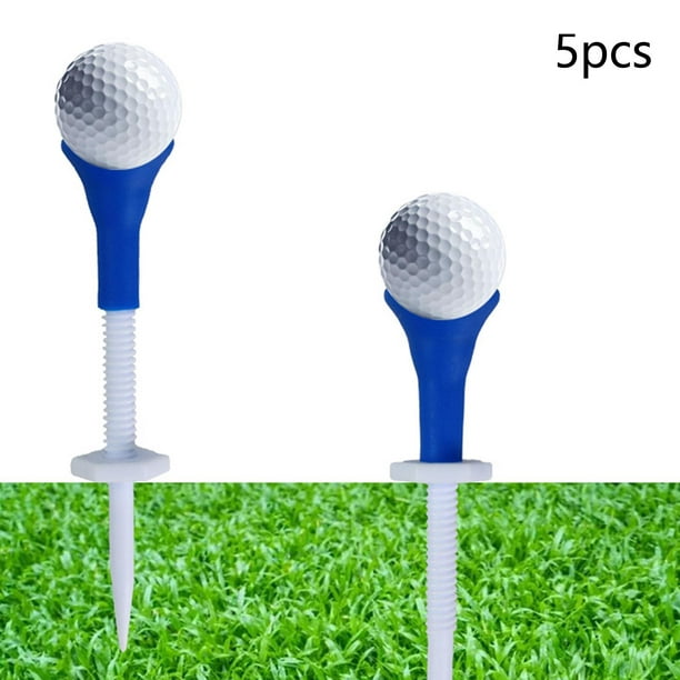 5pcs Golf Ball Markers, Adjustable Plastic Ball Holder & Staircase