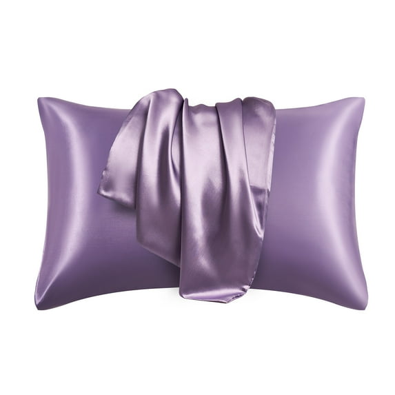 Satin Pillowcase for Hair and Skin, Pillowcases Standard Size Set Of 2, Luxury and Soft Satin Pillowcovers 2 Pack (20x30 Inches)