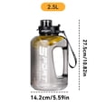 thumbnail image 4 of 85 OZ Large Water Bottle with Straw, 2.5L Gym Water Jug, Portable Handle, BPA Free, Eco-Friendly for Sports Fitness & Outdoor Activities, 4 of 7