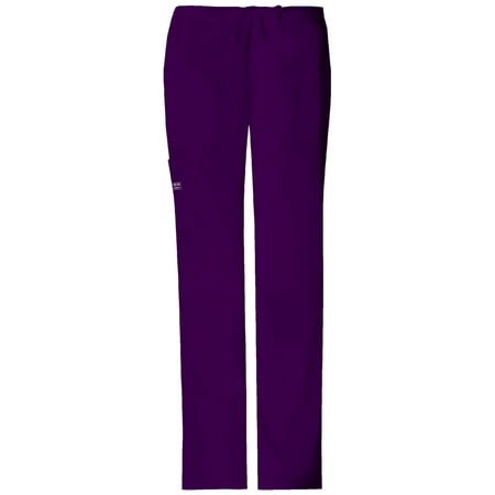 

Cherokee Workwear Core Stretch Women s Scrubs Pant Mid Rise Drawstring Cargo 4044