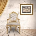 thumbnail image 3 of Shamp, Cindy 14x12 Gold Ornate Wood Framed with Double Matting Museum Art Print Titled - America the Beautiful, 3 of 4