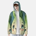 thumbnail image 3 of Picia Adorable Kawaii Fennel Character Women's Men's UPF 50+ Sun Protection Hoodie Shirt Long Sleeve SPF Fishing Outdoor UV Hiking Lightweight Shirts-3X-Large, 3 of 9