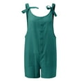 thumbnail image 5 of Baqcunre Jumpsuits for Women Women's Casual Summer Cotton Linen Rompers Overalls Jumpsuit Shorts Jumpsuits for Women Dressy One Piece Jumpsuits for Women, 5 of 5