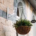 thumbnail image 3 of Amagabeli 2 Pack Hanging Plants Brackets 12'' Wall Planter Hooks Hangers Flower Baskets Pot Outdoor Bird Feeder Wind Chimes Solar Lanterns Patio Garden for Indoor Fence Screw Mount Metal 3D Bird White, 3 of 8