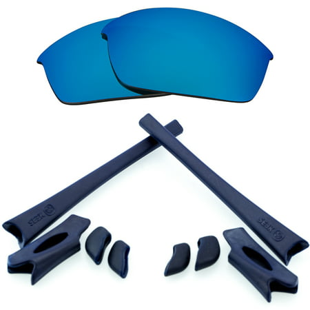 Replacement Lenses Accessories Compatible with OAKLEY FLAK JACKET Blue & Navy