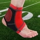 thumbnail image 5 of Tobillera transpirable elástica para proteger el pie del dolor de tendinitis y esguinces. Rojo l, 5 of 7