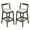 Beige,Dark Brown, variant on Dining Chairs Jasper Indoor Rubberwood Barstool, Natural Finished and Beige Upholstery, Set of 2,Fabric Dining Chairs