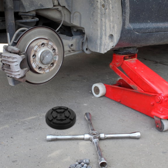 ETHZZLE Black Rubber Car Floor Jack Pad Wear Resistant for Vehicle Lifting Support