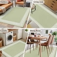thumbnail image 6 of Sage Green Greek Key Large Area Rugs for Bedroom Living Room, Soft Non Slip Carpet Bedside Rug, Geometric Greece Ancient Farmhouse Geo Rectangular Floor Cover Kitchen Accent Rug 4'x6' for Office, 6 of 9
