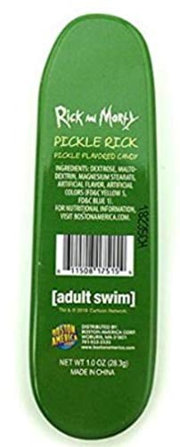 PICKLE RICK Pickle Flavored Candy Boston America Rick & Morty Candy Tin 