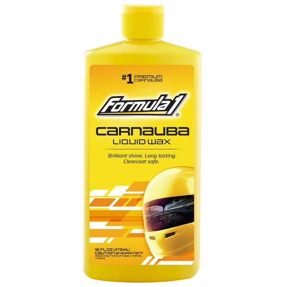 West Drive Formula 1 Carnauba Liquid Car Wax - High Gloss Shine, Pure Carnauba Wax - 16 oz