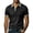 White, variant on Textured Knit Polo Shirt for Men Short Sleeve Casual Polos Short Sleeve Jacquard Shirts for Golf Tennis