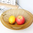thumbnail image 1 of Cesta de frutas de malla de alambre de hierro creativa de doble capa, cesta de almacenamiento moderna para bocadillos y dulces, plato de frutas secas, plato de frutas para el hogar, 1 of 5