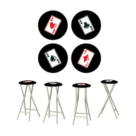 Best of Times Casino Aces Outdoor Bar Stools - Set of (Ace Best In Slot)