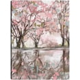 thumbnail image 1 of Cuadro Decorativo - Reflejos de flor rosa Jr  Impresión en canvas, estrechado., 1 of 1