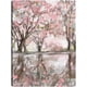 thumbnail image 1 of Cuadro Decorativo - Reflejos de flor rosa Jr  Impresión en canvas, estrechado, 1 of 2
