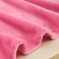 thumbnail image 5 of Twin Blanket Flannel Fleece Blankets for Couch, Fuzzy Cozy Lightweight Warm Comfort Super Soft Fluffy Plush Blankets for Bed Sofa 260GSM, Suitable for All Seasons (Pink,60x80inches), 5 of 7